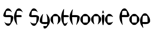 SF Synthonic Pop Font Image