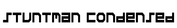 Stuntman Condensed Font Image