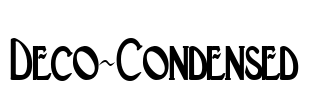 Deco-Condensed