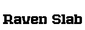 Raven Slab Font Image
