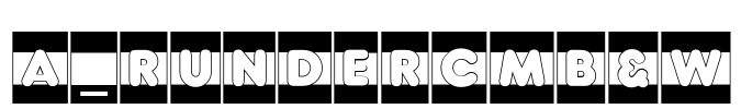 a_RunderCmB&W Font Image