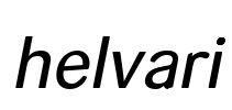 helvari Font Image