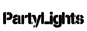 PartyLights Font Image