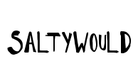 SaltyWould Font Image