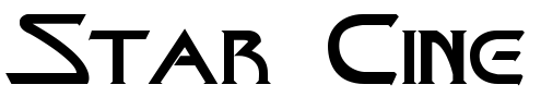 Star Cine Font Image