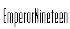 EmperorNineteen Font Image