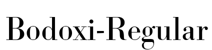 Bodoxi-Regular
