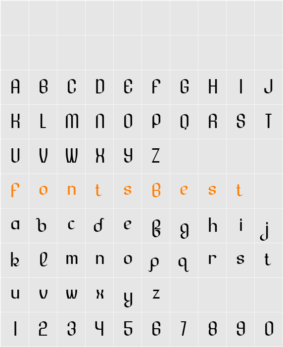 Lesser Concern Character Map