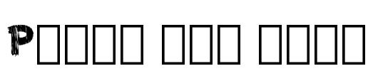 Paint the town Font Image
