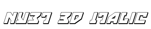Nyet 3D Italic