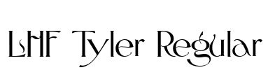 LHF Tyler Regular Font Image