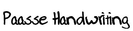 Paasse Handwriting
