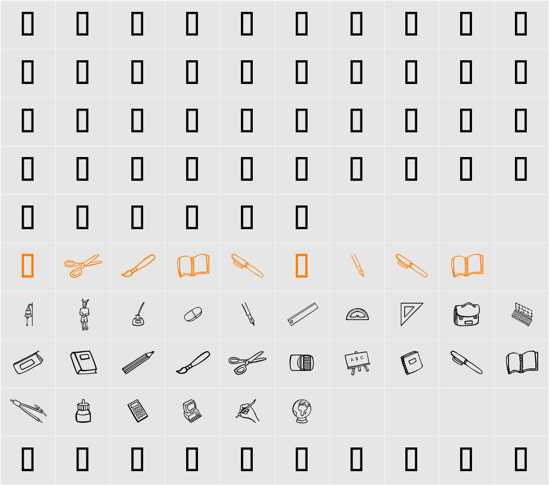 Schooldays Character Map