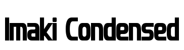 Imaki Condensed Font Image
