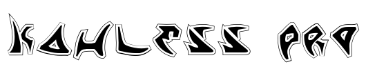 Kahless Pro Font Image
