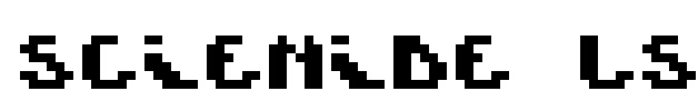 Scienide LS Font Image