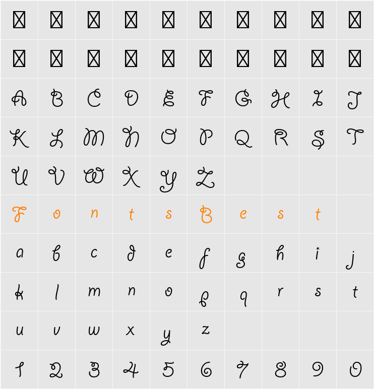 Giddyup Web Pro Character Map
