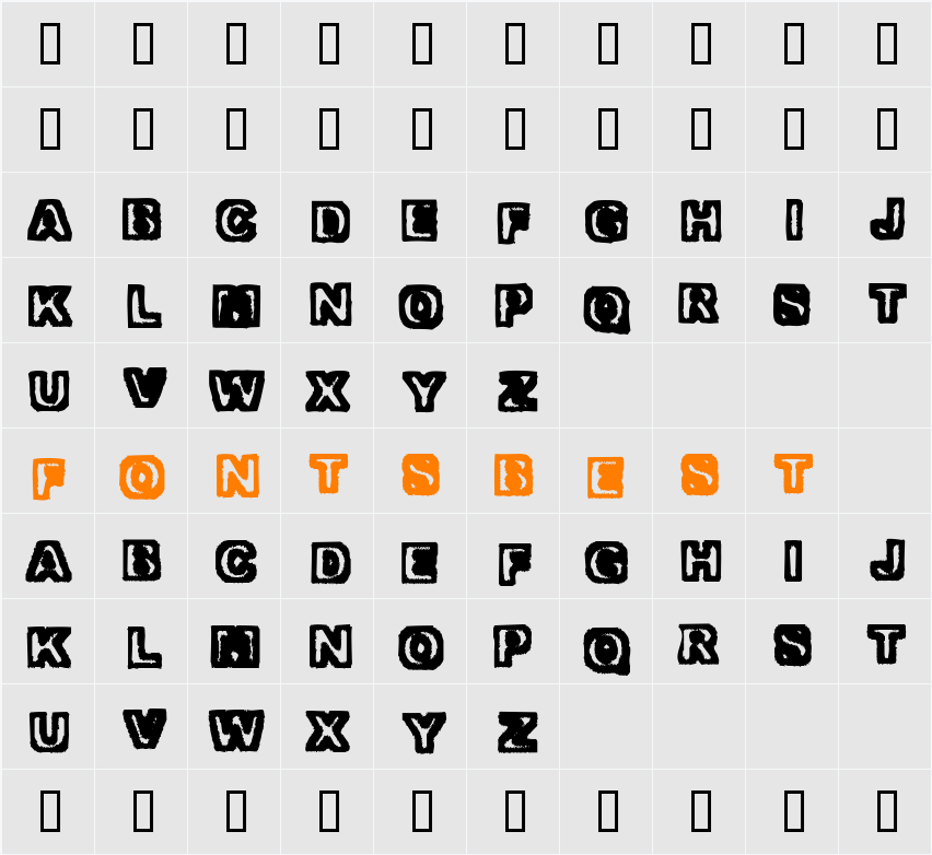 Trapped Character Map