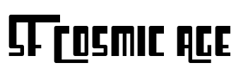 SF Cosmic Age Font Image