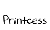 Printcess Font Image