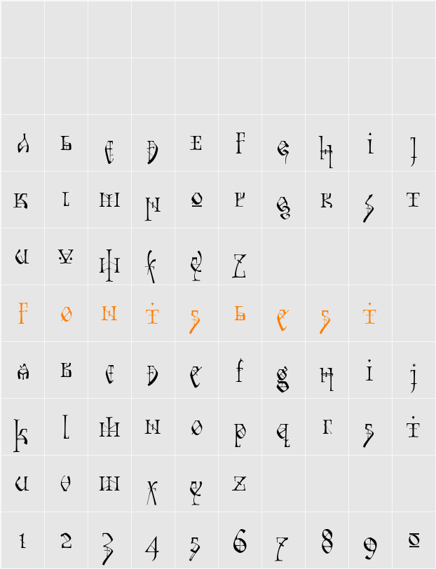 Tyrant Character Map