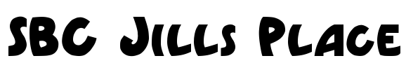 SBC Jills Place Font Image