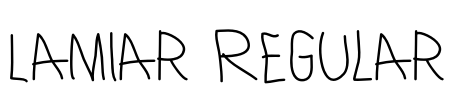 Lamiar Regular Font Image
