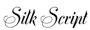 Silk Script Font Image