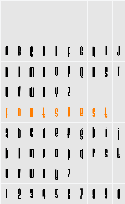 SlackCasual Character Map