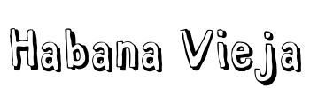 Habana Vieja Font Image
