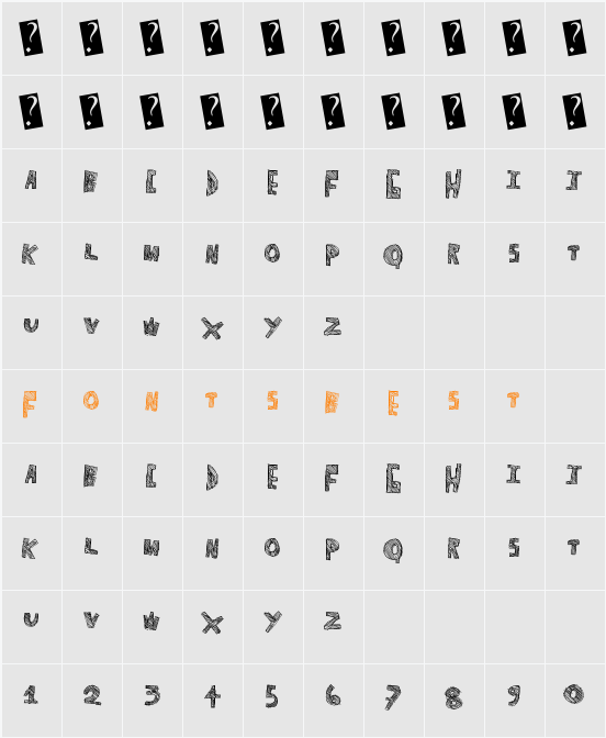 SchoolNotes Character Map