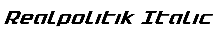 Realpolitik Italic Font Image