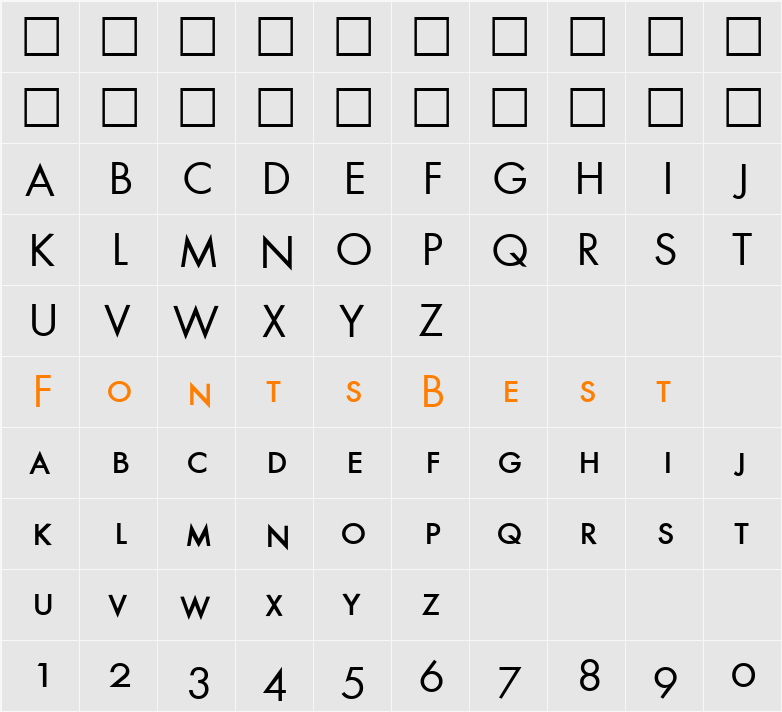 FunctionSmc Character Map