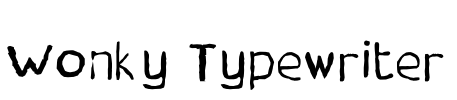 Wonky Typewriter