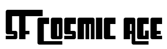 SF Cosmic Age Font Image
