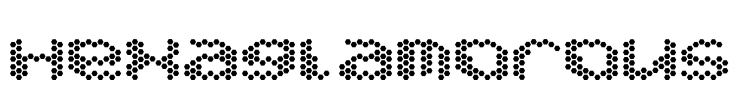 Hexaglamorous Font Image