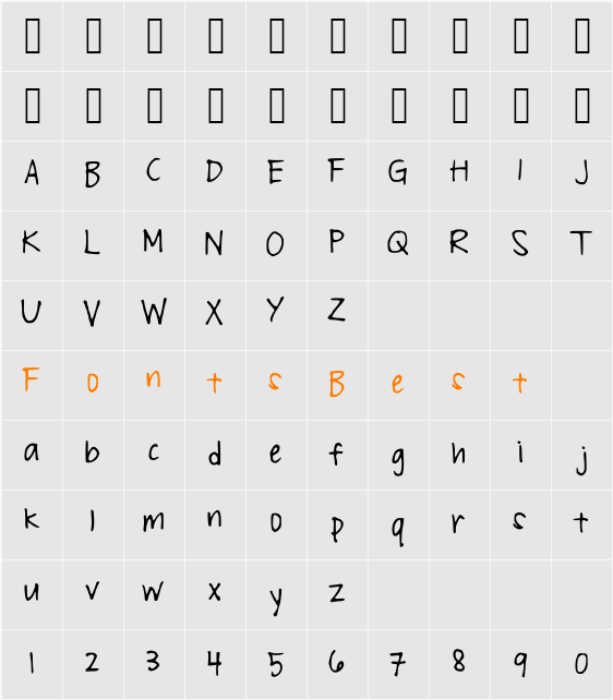 Sirislly Character Map