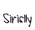 Sirislly Font Image