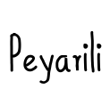 Peyarili Font Image