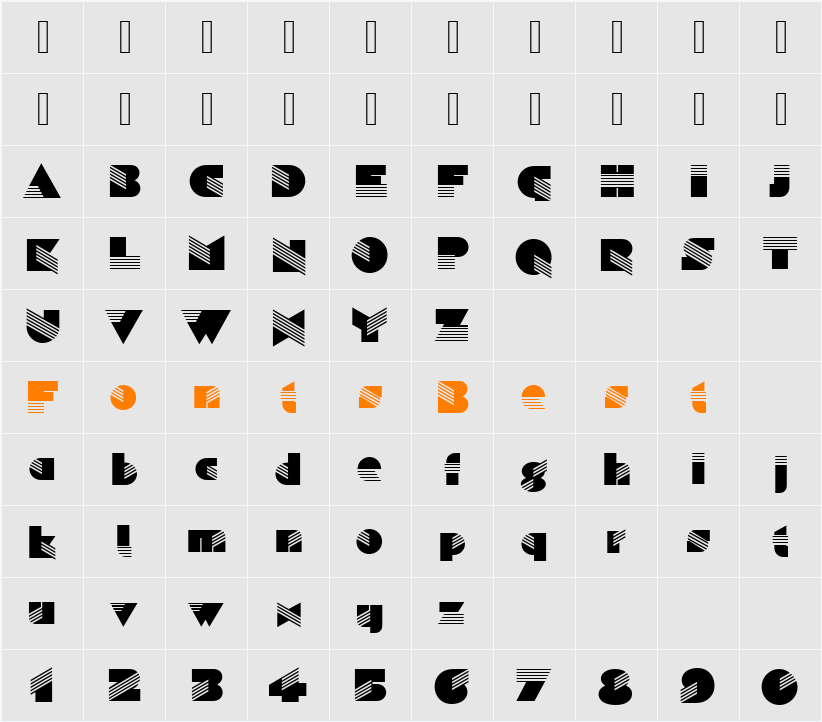 SinaloaD Character Map