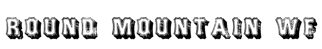 Round Mountain WF Font Image