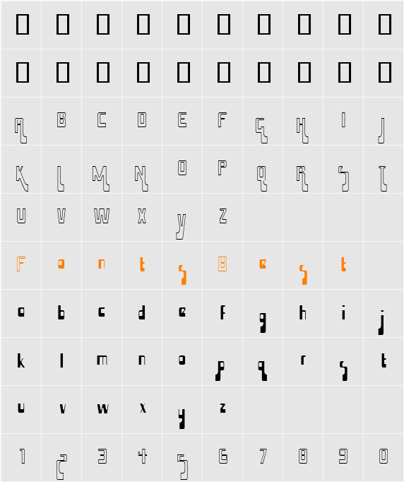 Hamma Mamma Jamma Character Map