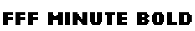 FFF Minute Bold Font Image