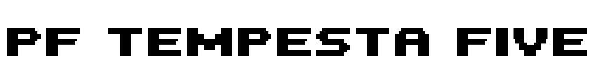 PF Tempesta Five Font Image