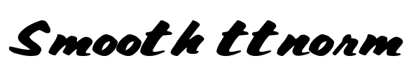Smooth ttnorm Font Image