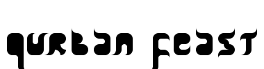 Qurban Feast Font Image