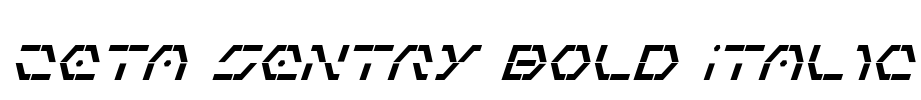 Zeta Sentry Bold Italic
