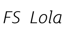 FS Lola Font Image