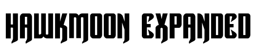 Hawkmoon Expanded Font Image