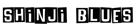 SHINJI BLUES Font Image